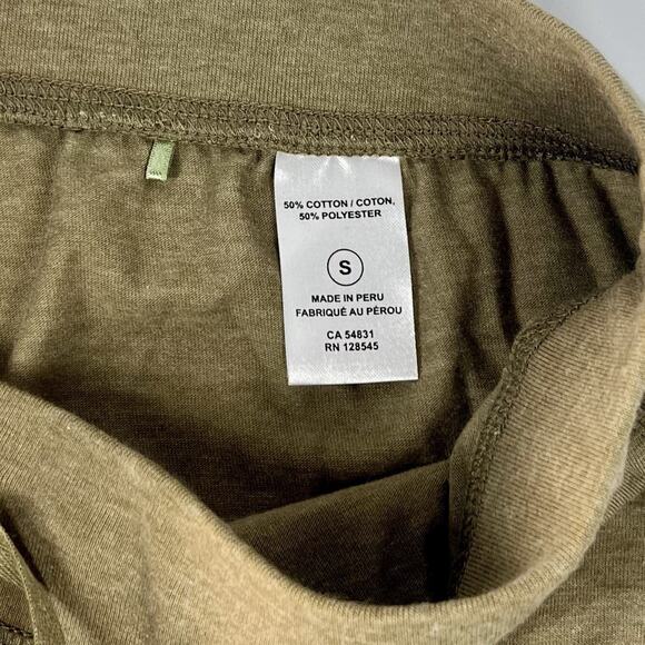 Daniel Buchler Cotton Blend Lounge Shorts Sleep Wear Green Size Small NWOT - Picture 3 of 7